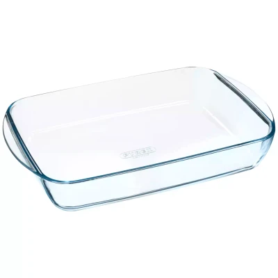 Pyrex Plat à four Essentials 35 x 23 x 5 cm, 2,6 litres, en borosilicate 