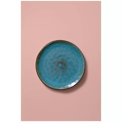 Palmer Plate Light Blue Sea 28.5 cm Stoneware Blue