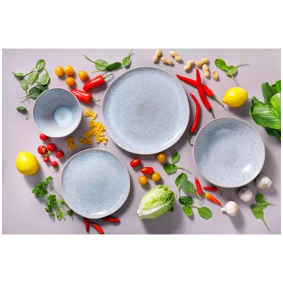 Palmer Schale Light Blue Sea 15 cm 85 cl Steingut Weiß