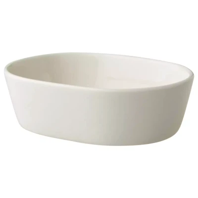 Maastricht Porselein Schale Lux 9 x 12 cm 15 cl Offwhite