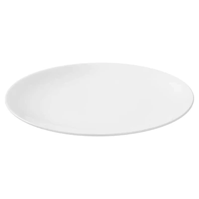 Maastricht Porselein Plate coupe Blanc De Blancs 24.5 cm White