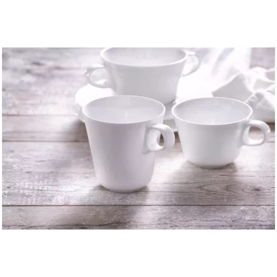 Maastricht Porselein Plate coupe Blanc De Blancs 31 cm White