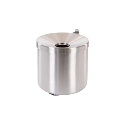 Wandasbak 16.5 cm RVS Zilver 