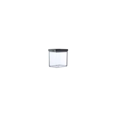 Mepal Vorratsdose mit Deckel Omnia 1.1 Liter Acrylon Buta Styrol Schwarz 