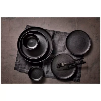 Maastricht Porselein Plate Universe 19 cm Black