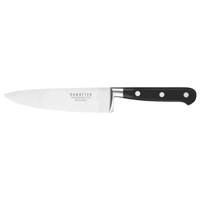 Amefa Richardson Sheffield Couteau de chef 8780 Sabatier Trompette 15 cm 18/8 13/0 Argent