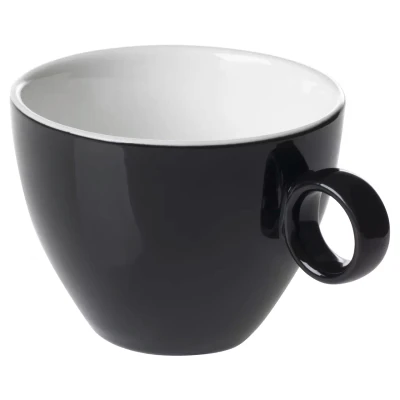 Maastricht Porselein Tasse à cappuccino « Bart » Couleur : Cafe 941 23 cl Noir