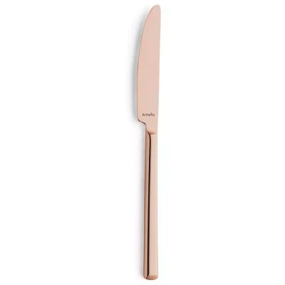 Amefa Premiere Couteau de table 1170 « Metropole » 22,5 cm 18/10 13/0 Cuivre