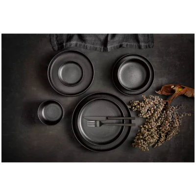 Maastricht Porselein Bowl Universe 16 cm 35 cl Black