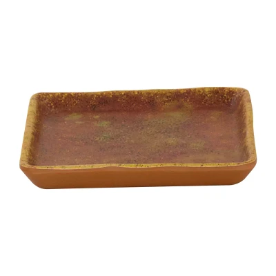 Cheforward Bord Clay Azul Iris 10 x 10 cm Melamine Bruin
