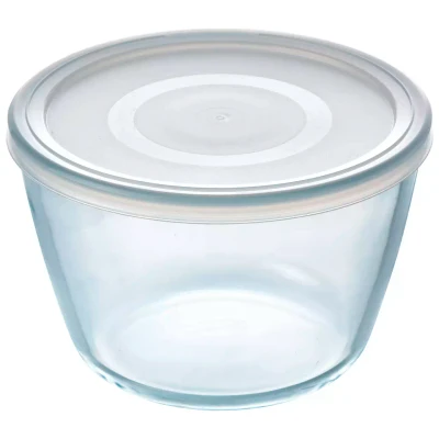 Pyrex Plat de cuisson avec couvercle « Cook&Freez », 16 x 11 cm, 1,6 litre, en borosilicate