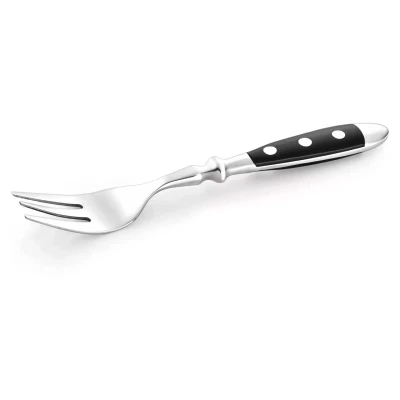 Gebaksvork Bistro 15 cm RVS Zwart Zilver