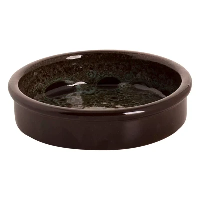 Graupera Ovenschaal Turkey 10 x 2.6 cm Stoneware Bruin Blauw 