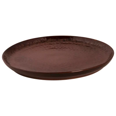 Palmer Plate Bama Copper 27 cm Stoneware Copper