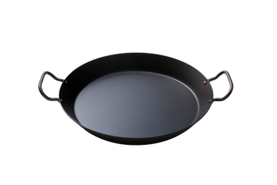Skottsberg Paella Pan Carbon Steel 38 cm Plate Steel Black