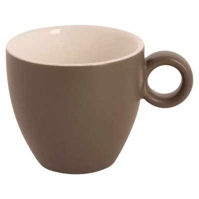 Maastricht Porselein Tasse à café « Bart » Couleur « Cafe » 928 Mat 17 cl Marron 