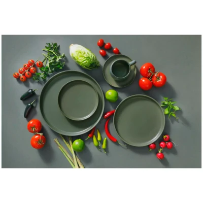Palmer Plate Sandy Loam 28 cm Stoneware Green