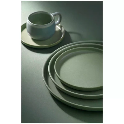 Palmer Plate Sandy Loam 22 cm Stoneware Green