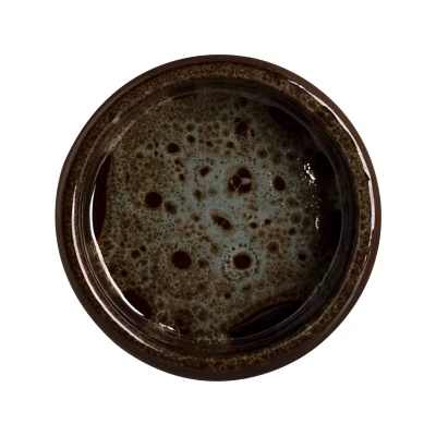 Graupera Ovenschaal Turkey 8 x 2.5 cm Stoneware Blauw Bruin 