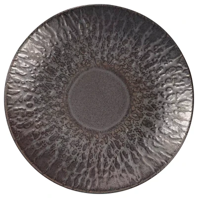 Palmer Teller coupe Ruston 27 cm Stoneware Braun