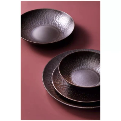 Palmer Bord coupe Ruston 21 cm Stoneware Bruin