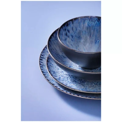 Palmer Tiefer Teller Lester 21 cm Stoneware Blau