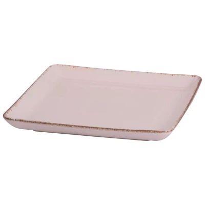 Maastricht Porselein Teller Akoya x 19 cm, cremefarbenes Porzellan 