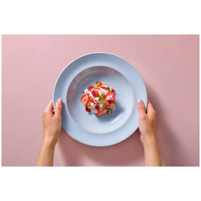 Palmer Deep Plate Barolo 29 cm Stoneware Light Blue