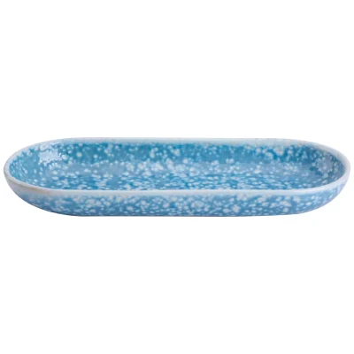 Colori Del Sud Teller Cazorla , 27 x 11,5 cm, Steingut, blau