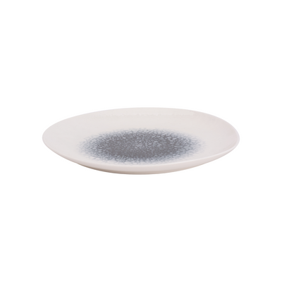 Maastricht Porselein Bord Grey Mineralis Organic 20 cm Wit