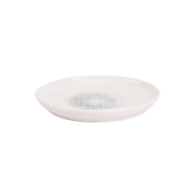 Maastricht Porselein Bord Coupe Aqua Mineralis 18 cm Wit