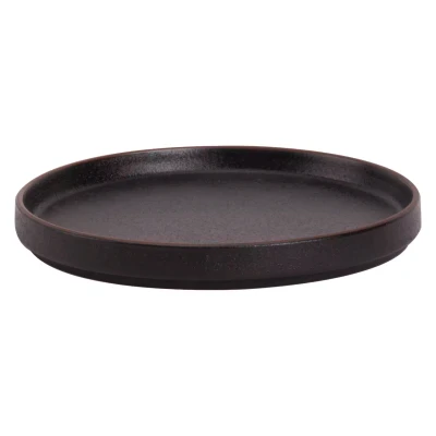 Maastricht Porselein Bord Cafe Noir 21 cm Zwart