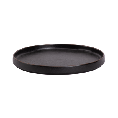 Maastricht Porselein Bord Cafe Noir 26 cm Zwart