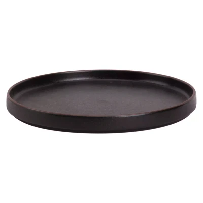 Maastricht Porselein Teller Cafe “ 26 cm Schwarz