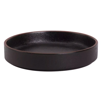 Maastricht Porselein Teller Cafe “ 15 cm Schwarz