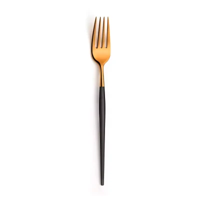 Amefa Tafelgabel 1114 Soprano 20.3 cm 18/10 Schwarz Gold 