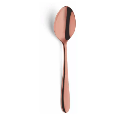 Amefa Premiere Cuillère à dessert 1860 « Oxford », 18,9 cm, 18/10, cuivre 