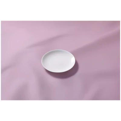 Maastricht Porselein Bord coupe Blanc De Blancs 15 cm Wit