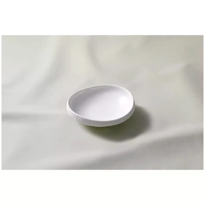 Maastricht Porselein Low Bowl Calcaire 15 cm White 
