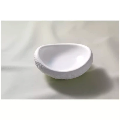Maastricht Porselein Schale Calcaire x 18 cm, weiß 