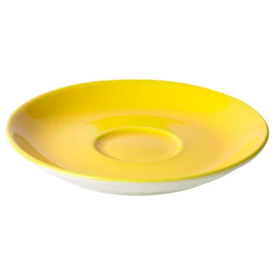 Maastricht Porselein Cappuccino Saucer Bart Colour Cafe 942 15.5 cm Yellow 