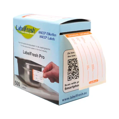 Label Fresh Codelabel groot zaterdag Pro 500 stuks Oranje