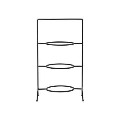 Costa Nova Boutique Tiered Stand 3-tier Steel Black
