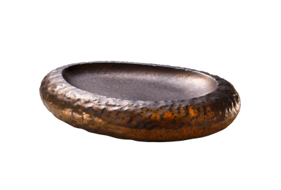 Maastricht Porselein plate Calcaire 30 x 25 cm Bronze