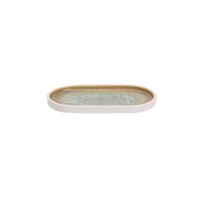 Palmer plate Coco 20.5 x 11.5 cm Porcelain Green
