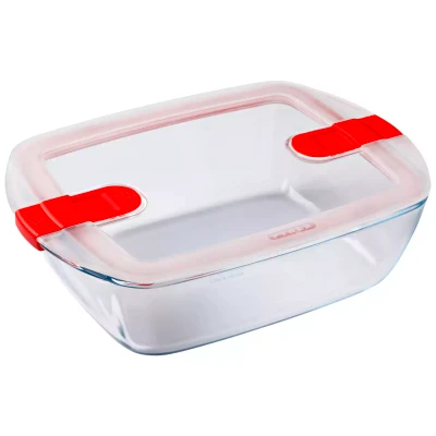 Pyrex Ovenschaal met deksel Cook&Heat 28 x 20 x 8 cm 2.5 l 