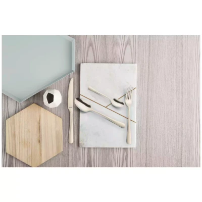 Cuillère de table Amefa 1410 « Austin », 20,5 cm, 18/0, couleur champagne