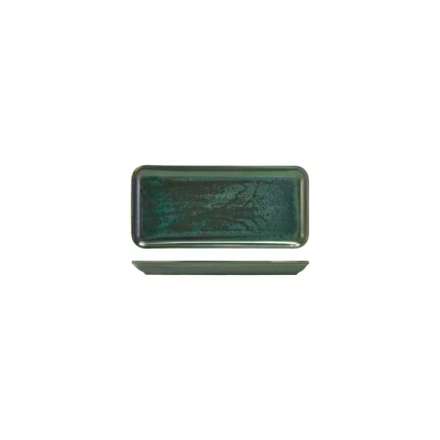 Assiette Terra Porcelain 36 x 16,5 cm, verte