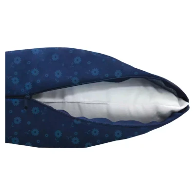 Mammoet Kussensloop TPU coating Ease 60 x 70 cm - blauw - 100% polyester