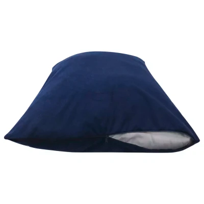 Mammoet Kussensloop TPU coating Willow 60 x 70 cm - blauw - 45% katoen & 55% polyester